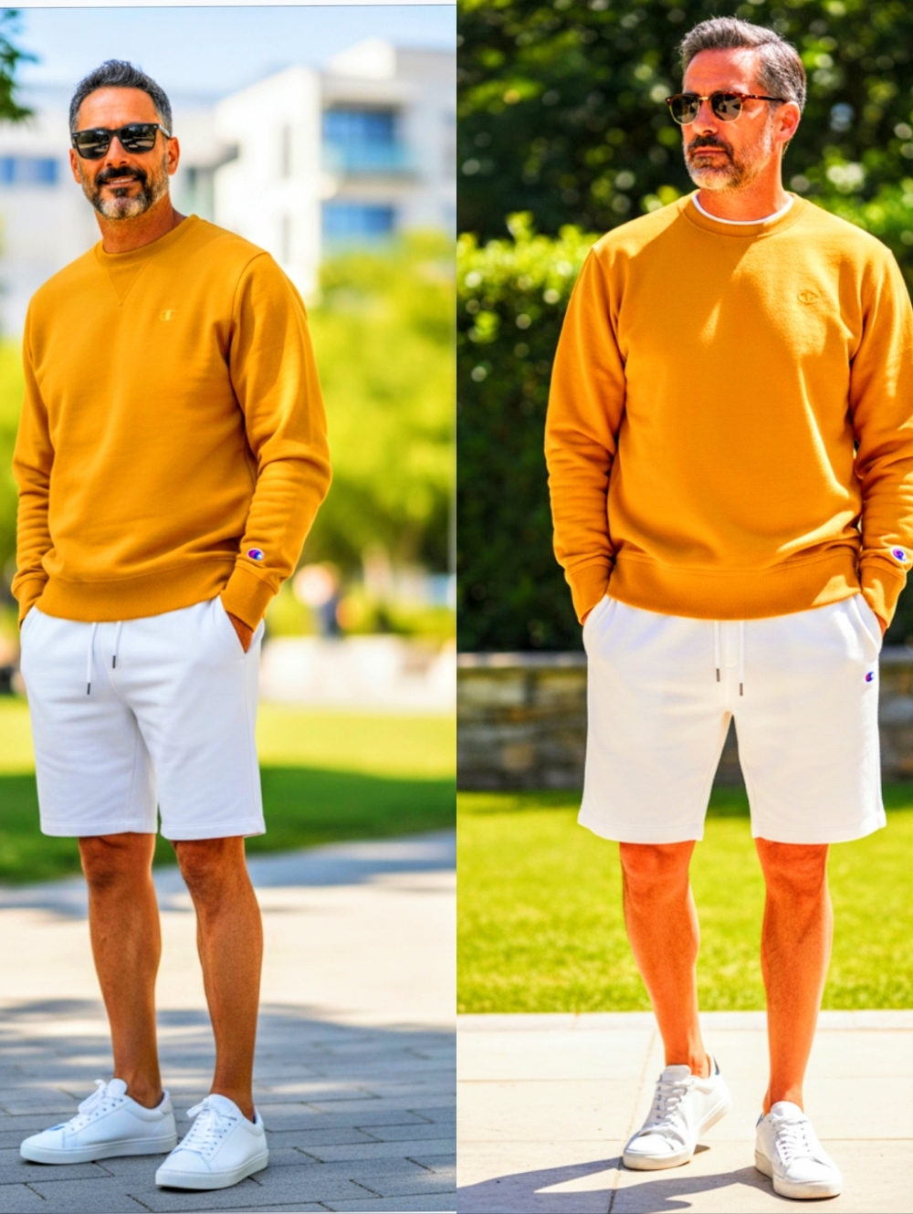 Champion Mustard Crewneck Sweatshirt